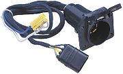 Hopkins 47205 7 Way RV Blade Connector Harne