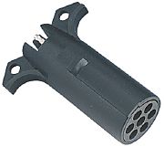 Hopkins 47405 7 Round Pin To 4 Flat Adapter