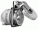 Hubbell HBL303SS 30A Round Stainless Steel Inlet