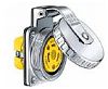 Hubbell HBL303SSO 30ATraditional Round Stainless Outlet
