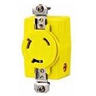 Hubbell HBL328DCR 30A 28V DC Locking Receptacle