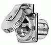 Hubbell HBL503SS 50A 125V Round Inlet