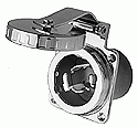 Hubbell HBL504SS 50A 125/250V Stainless Steel Inlet