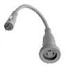 Hubbell HBL61CM22 30A Female to 15A Male Adaptor