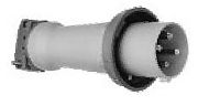 Hubbell M4100P12 100A 125/250V Male Plug