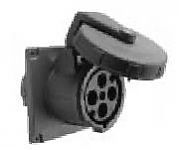 Hubbell M4100R12 100A 125/250V Dockside Receptacle