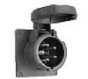 Hubbell M5100B9R 100A 30Y 120/208V Inlet - 3 Phase