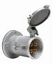 Hubbell M5200BS1R 200A I600V 4 Pole 5 Wire Inlet