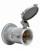 Hubbell M5200BS1R 200A I600V 4 Pole 5 Wire Inlet