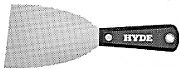 Hyde 02350 3" Flexible Black & Silver Scraper