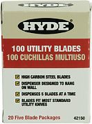Hyde 42150 HD Utility Knife Blades 100/PK