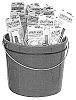 Hyde 49697 Pail of Utility Knives 25/Pail