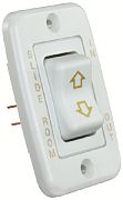 JR Products 12345 Single Slideout Switch White