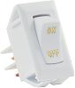 JR Products 12581-5 Lbld 12 Volt On/Off Switch Wt PK5
