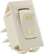 JR Products 12611-5 Lbld 12 Volt On/Off Sw. Ivory PK5