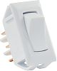 JR Products 12631-5 Std 12 Volt On/On Switch Wht PK5