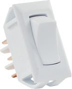 JR Products 12631-5 Std 12 Volt On/On Switch Wht PK5