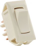 JR Products 12655 Standrd 12 Volt On/On Switch Ivory