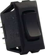 JR Products 12675 12 Volt Mom On/Offor Mom On Sw Black