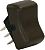 JR Products 13045 DPDT On/On Switch Brown