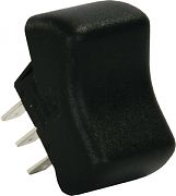 JR Products 13055 DPDT On/On Switch Black