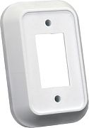 JR Products 13485 Spcr for Single Face Plate Wht