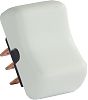 JR Products 13895 Spst On/Offor On Switch White