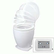 Jabsco Lite Flush Electric 12 Volt Toilet with Control Panel