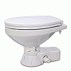 Jabsco Quiet Flush Raw Water Toilet - Compact Bowl - 12 Volt