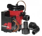 Johnson Pump 0550300 Combo Bildge Pump With Automatic Electromagnetic Switch - 500 12V