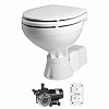 Johnson Pump Aquat Toilet Silent Electric Compact - 12 Volt with Pump