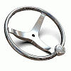 Lewmar 3 Spoke 13.5" Steering Wheel with POWER-GRIP Knob