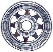Loadstar Tires 20124 12X4 Spk 4H 4.0 Galv Rim Only