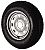 Loadstar Tires 3S143 ST175/80D13 C/5H Spk Silver