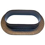 MSI HRF4 4" Flat Oval Hose Ring