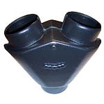 MSI HY444 4" Inlet and 4" Outlet Hose Y