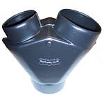 MSI HY554 5" Inlet and 4" Outlet Hose Y