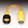 Marinco 121A 30A Female to 50A Male Pigtail Adapter