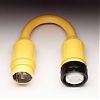 Marinco 123A 50A Female to 50A Male Pigtail Adapter