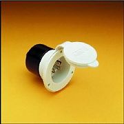 Marinco 150BBIW 15A 125V On-board Charger Inlet (white)