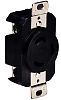 Marinco 305CRRB 30A Black Locking Receptacle
