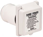 Marinco 6351ELB 50A 125V Standard Inlet with Rear Safety Enclosure