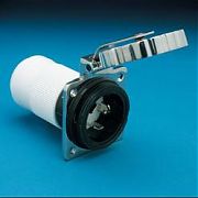 Marinco 6373ELB 50A 125/250V Stainless Steel Power Inlet