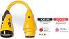 Marinco P1530 EEL Shorepower Pigtale Adapter - 30A Female/15A Male