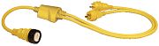 Marinco RY504230 50A Female to Two 30A Reverse Y Adapter