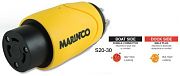 Marinco S2030 EEL Shorepower Style Straight Adapter - 30A