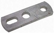 Marine Craft PK-1200 Galvanized Plate - 3 Hole Plate