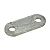 Marine Craft PK-1300 Galvanized Plate - 2 Hole Plate