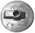 Martyr CM762144Z Mercury - Bravo 3 Trim Tab Flat - Zinc