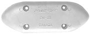 Martyr CMM25 Pleasurecraft Hull Zinc Anode - 9-1/4" x 3-3/8" x 3/4"